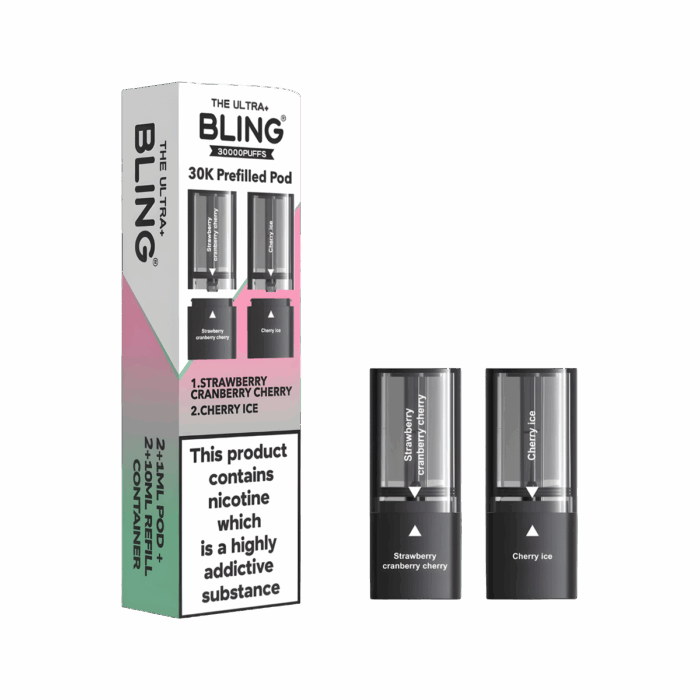 STRAWBERRY-CRANBERRY-CHERRY-CHERRY-ICE-THE-BLING-ULTRA-30K-PREFILLED-PODS-20MG
