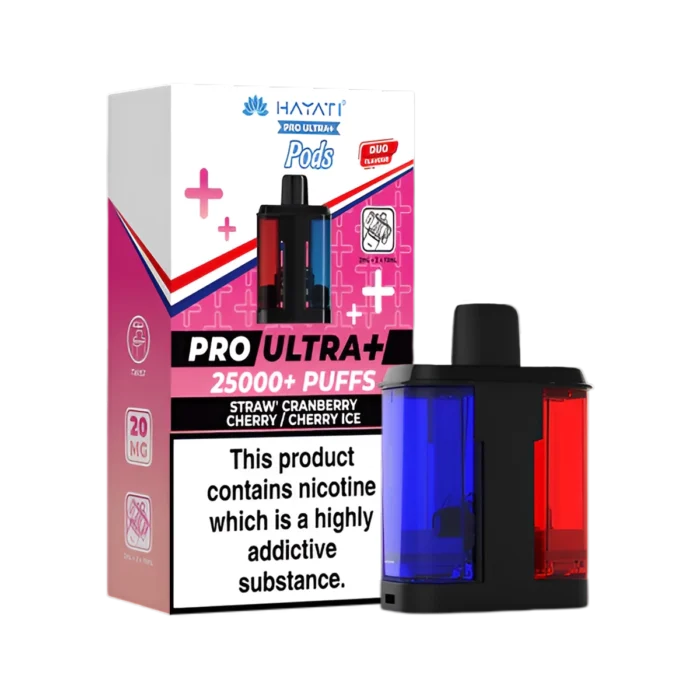 Straw Cranberry Cherry-Cherry Ice-hayati-pro-ultra-plus-25k-prefilled-pod-refill