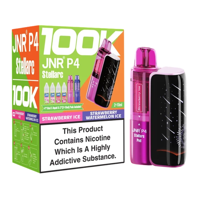 Strawberry Ice-Strawberry Watermelon Ice-JNR P4 Stellarc 100K Vape Kit
