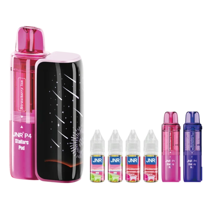 Strawberry Ice-Strawberry Watermelon Ice2-JNR P4 Stellarc 100K Vape Kit