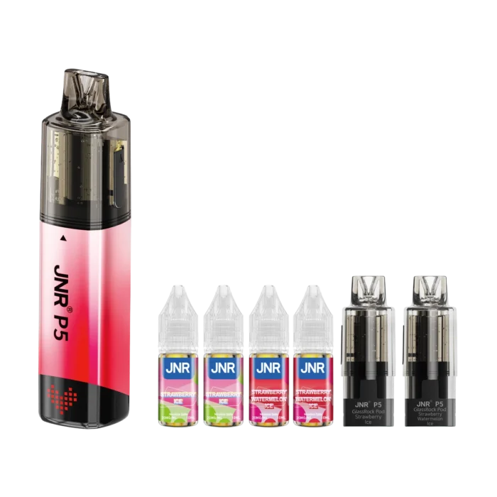 Strawberry Ice-Strawberry Watermelon Ice2-JNR P5 GlassRock 100K Vape Kit