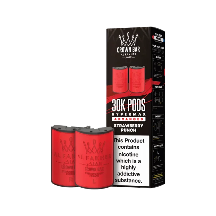 Strawberry Punch-Al Fakher 30K Hypermax Refill Pods