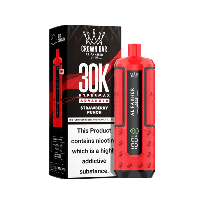 Strawberry Punch-Al Fakher Hypermax 30K Prefilled Vape Kit