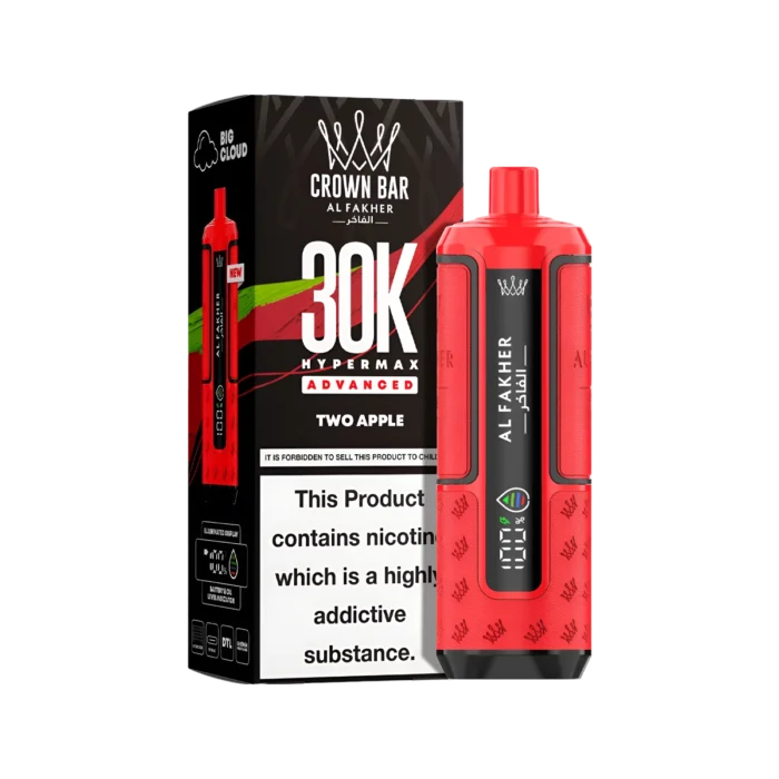 Two Apple-Al Fakher Hypermax 30K Prefilled Vape Kit