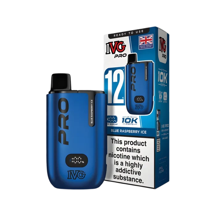 Blue Raspberry Ice-IVG Pro 12 Vape Kit