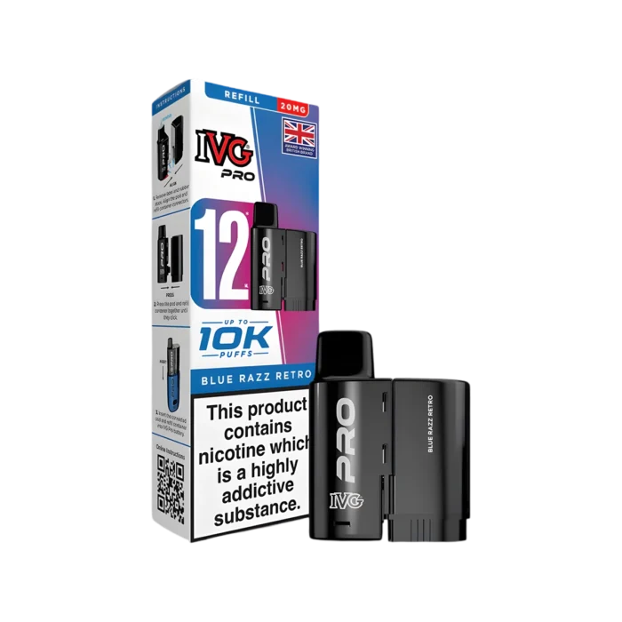 Blue Razz Retro - IVG PRO 12 Refill Pod