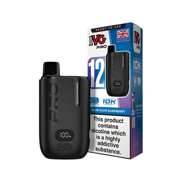 Blue Sour Raspberry-IVG Pro 12 Vape Kit
