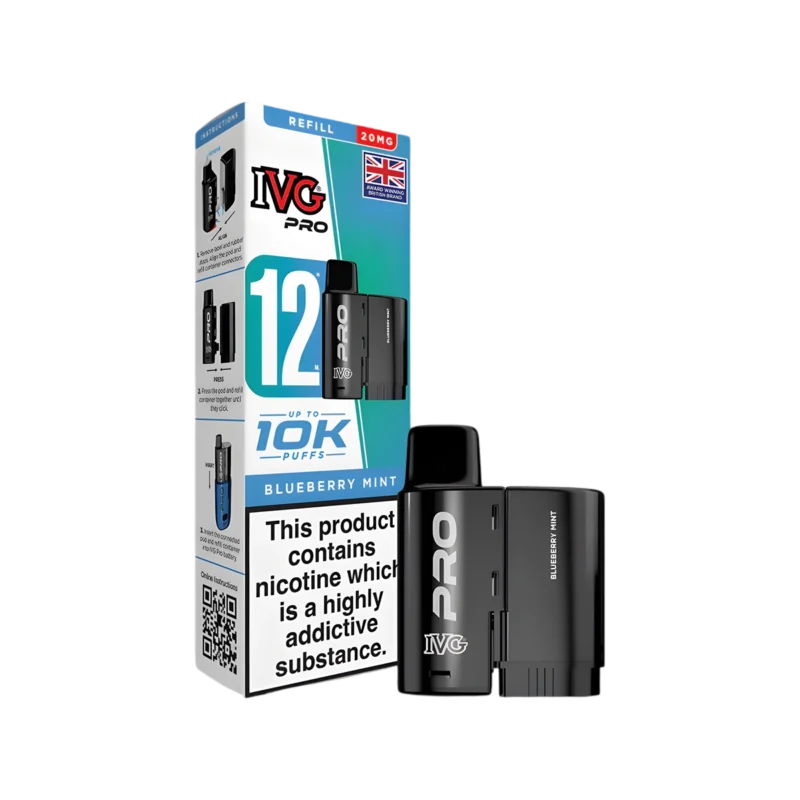 Blueberry Mint - IVG PRO 12 Refill Pod