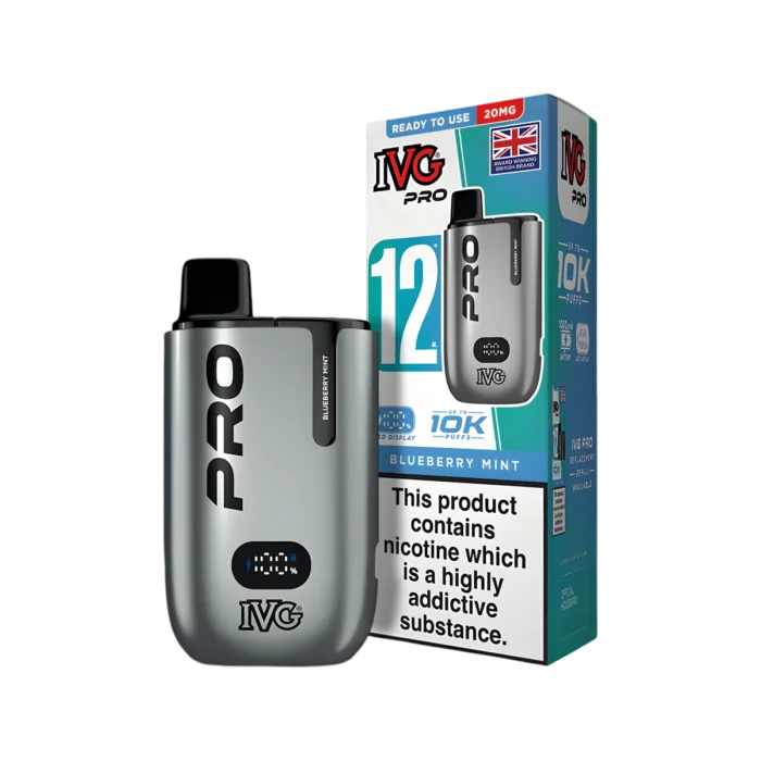 Blueberry Mint-IVG Pro 12 Vape Kit