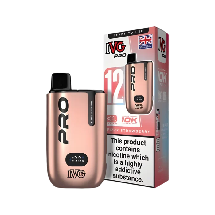 Fizzy Strawberry-IVG Pro 12 Vape Kit