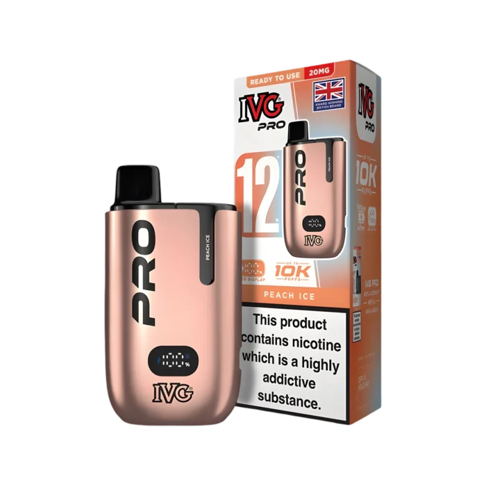 Peach Ice-IVG Pro 12 Vape Kit