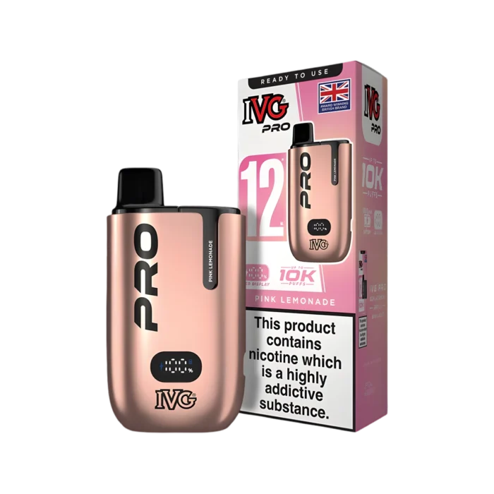 Pink Lemonade-IVG Pro 12 Vape Kit