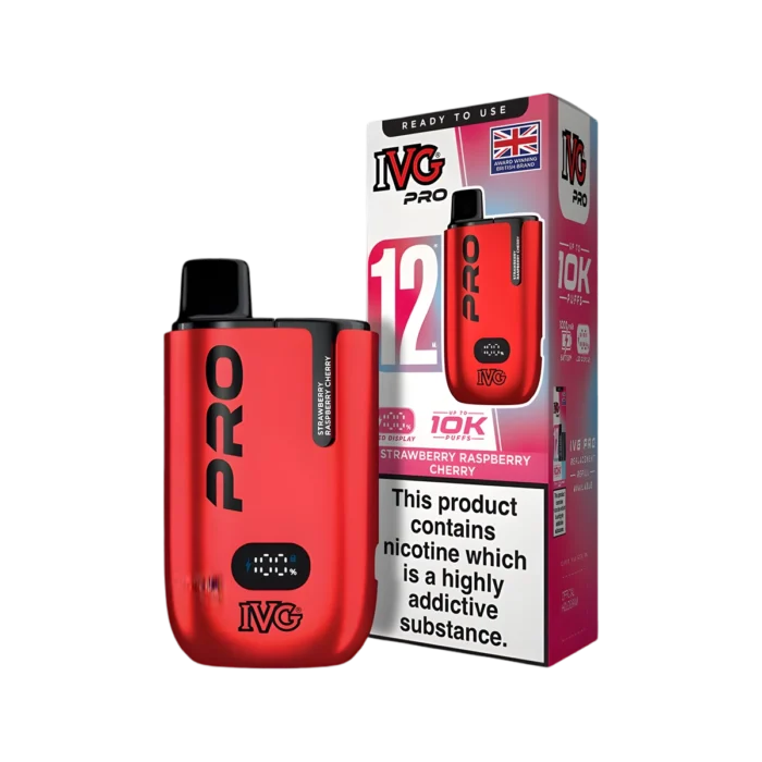 Strawberry Raspberry Cherry-IVG Pro 12 Vape Kit
