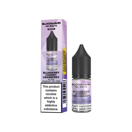 Blueberry Cherry Cranberry Nic Salt E-Liquid by Bloody Bar