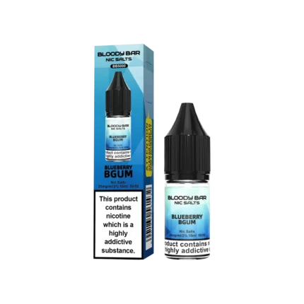 Blueberry B-Gum Nic Salt E-Liquid by Bloody Bar