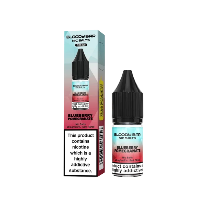 Blueberry Pomegranate Nic Salt E-Liquid Bloody Bar