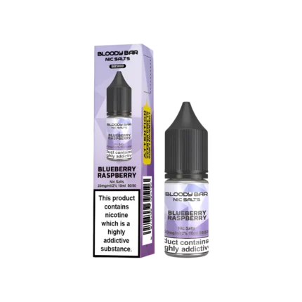 Blueberry Raspberry Nic Salt E-Liquid by Bloody Bar