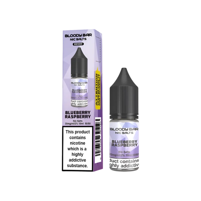 Blueberry Raspberry Nic Salt E-Liquid Bloody Bar