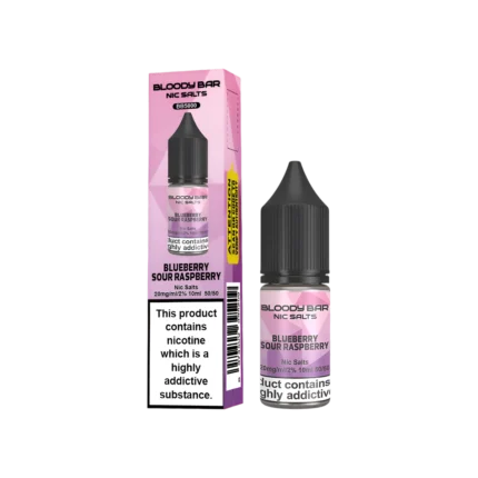 Blueberry Sour Raspberry Nic Salt E-Liquid by Bloody Bar