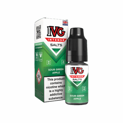 Sour Green Apple E-Liquid by IVG Intense Salts
