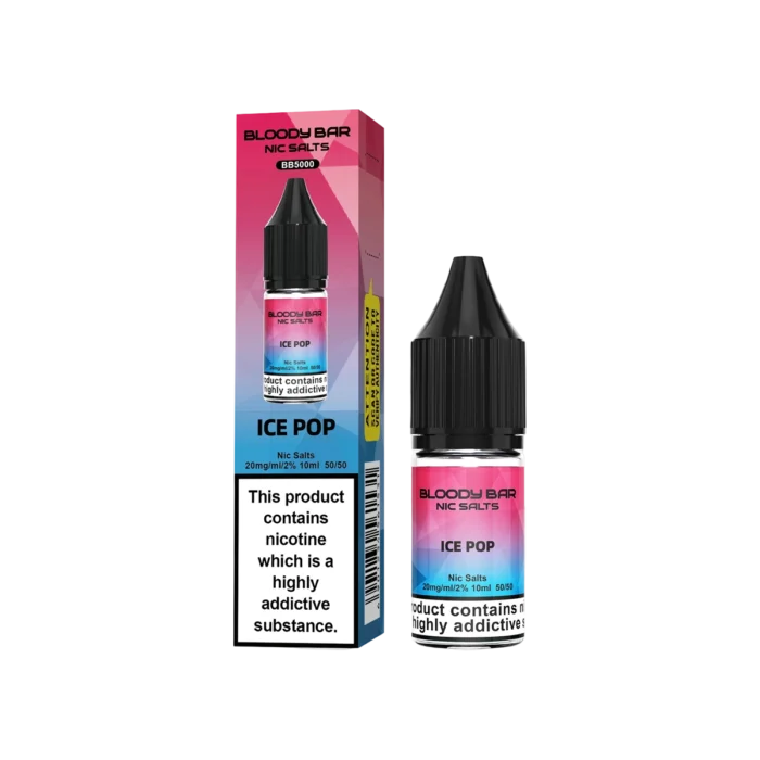 Ice Pop Nic Salt E-Liquid Bloody Bar