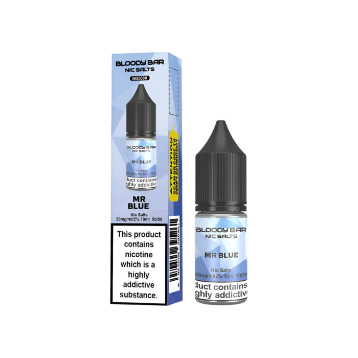 Mr Blue Nic Salt E-Liquid Bloody Bar