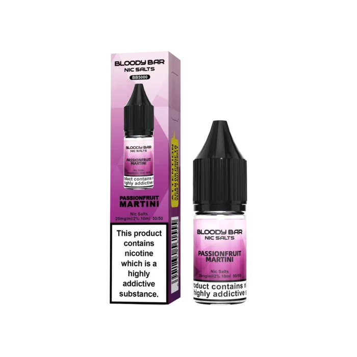 Passionfruit Martini Nic Salt E-Liquid Bloody Bar