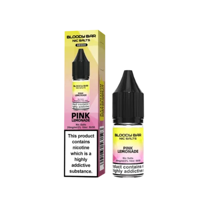 Pink Lemonade Nic Salt E-Liquid by Bloody Bar