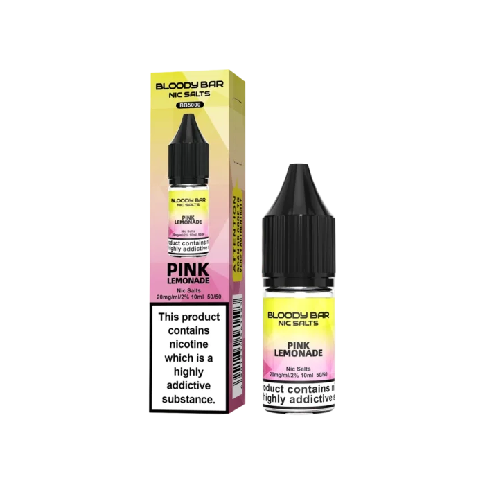 Pink Lemonade Nic Salt E-Liquid Bloody Bar
