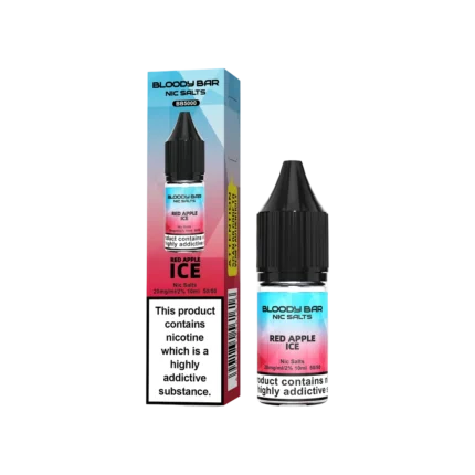 Red Apple Ice Nic Salt E-Liquid by Bloody Bar