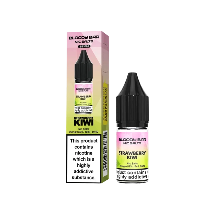 Strawberry Kiwi Nic Salt E-Liquid Bloody Bar