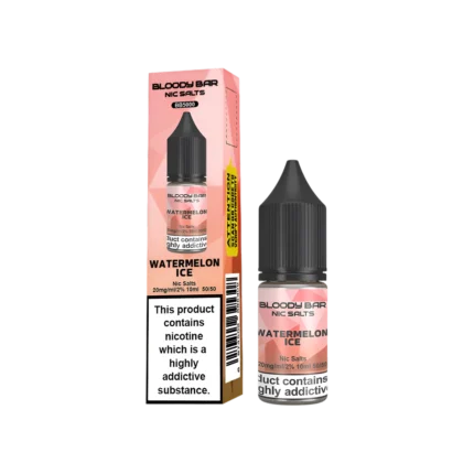 Watermelon Ice Nic Salt E-Liquid by Bloody Bar