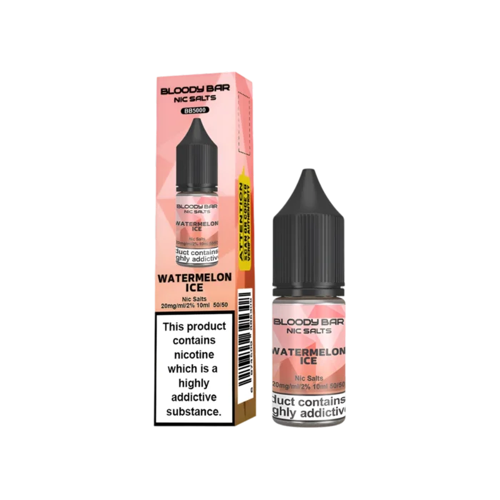 Watermelon Ice Nic Salt E-Liquid Bloody Bar