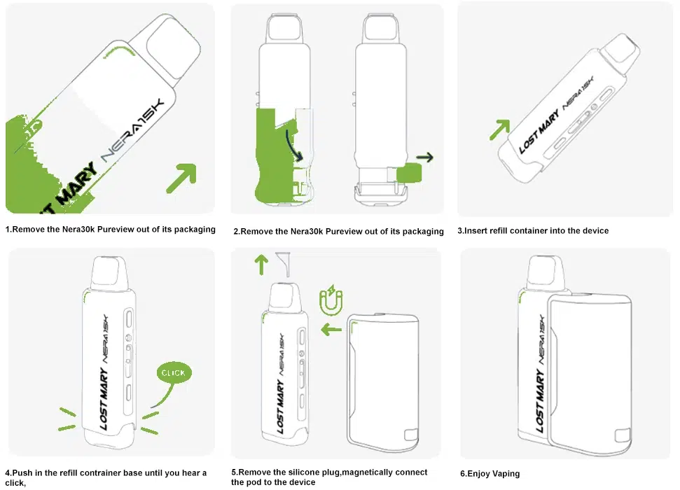 Lost Mary Nera30k Pureview Installation Manual
