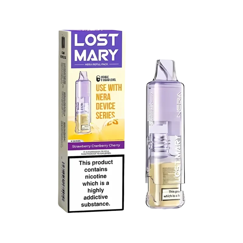 Strawberry Cranberry Cherry - Lost Mary Nera15K Pureview Prefilled Pod Refill Container
