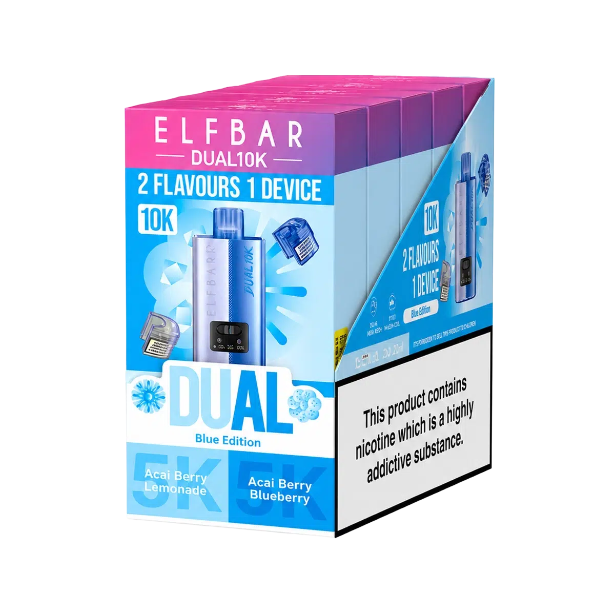 elf bar p1 refillable pods Elf Bar Dual 10K Prefilled Vape Kit main image 0