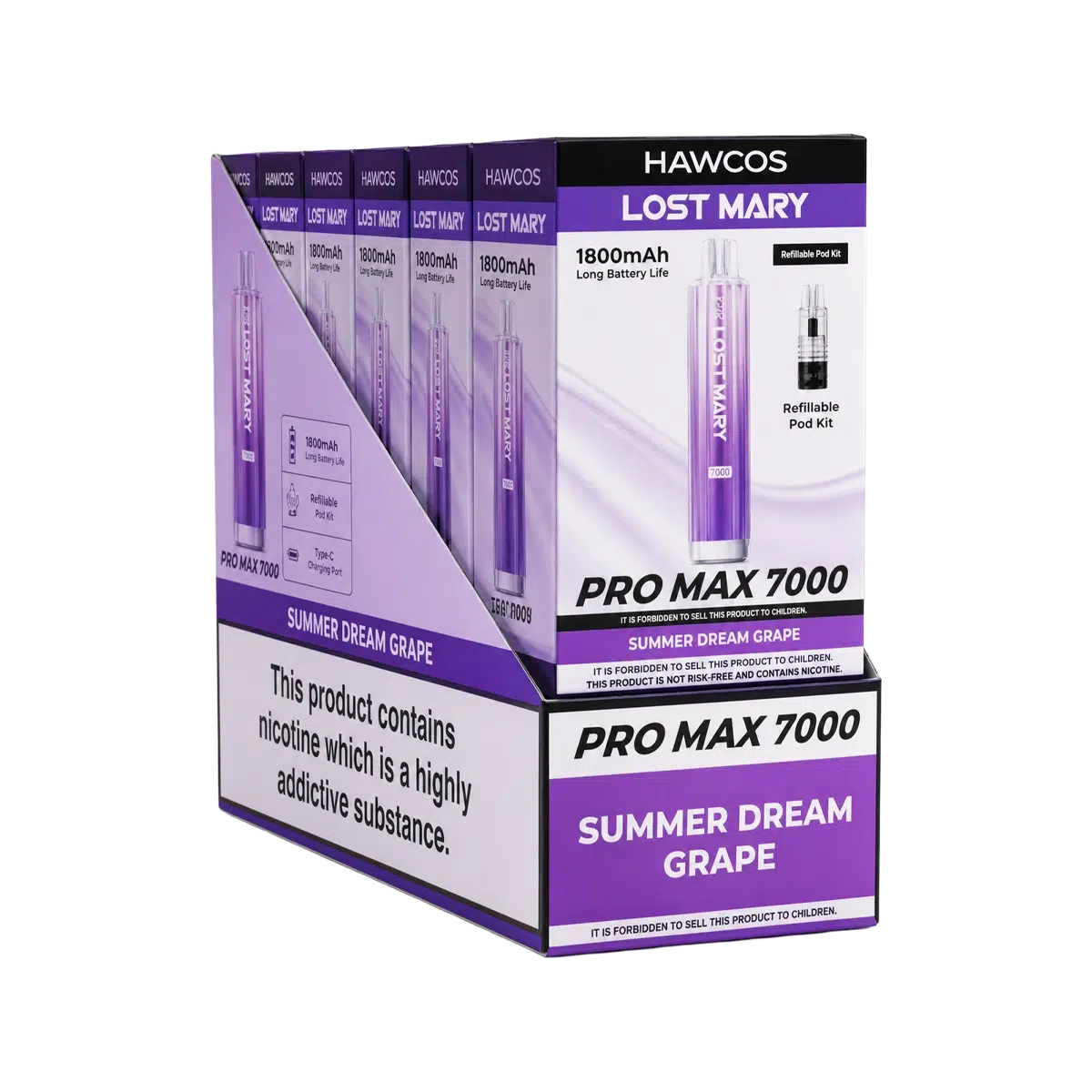 hawcos lost mary button Hayati Pro Max Plus​ 6000 Souvenir Edition main image 0