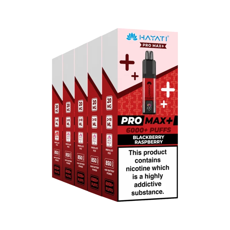 Hayati Pro Max Plus 6000 Prefilled Pod Kit Box of 5