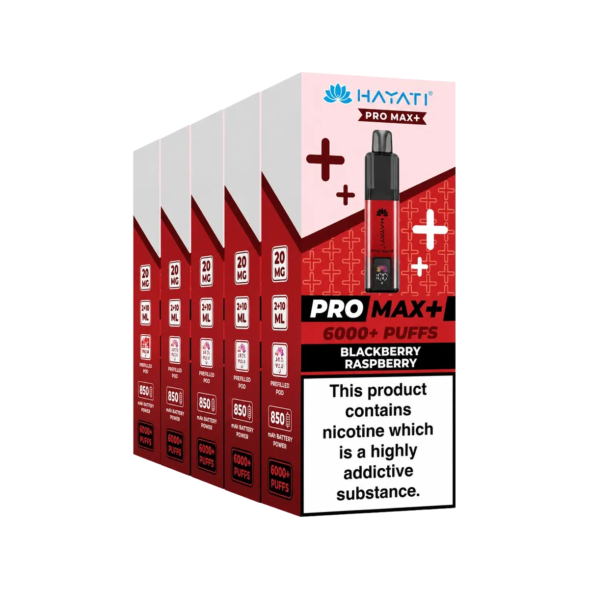 Hayati Pro Max Plus 6000 Prefilled Pod Kit Box of 5