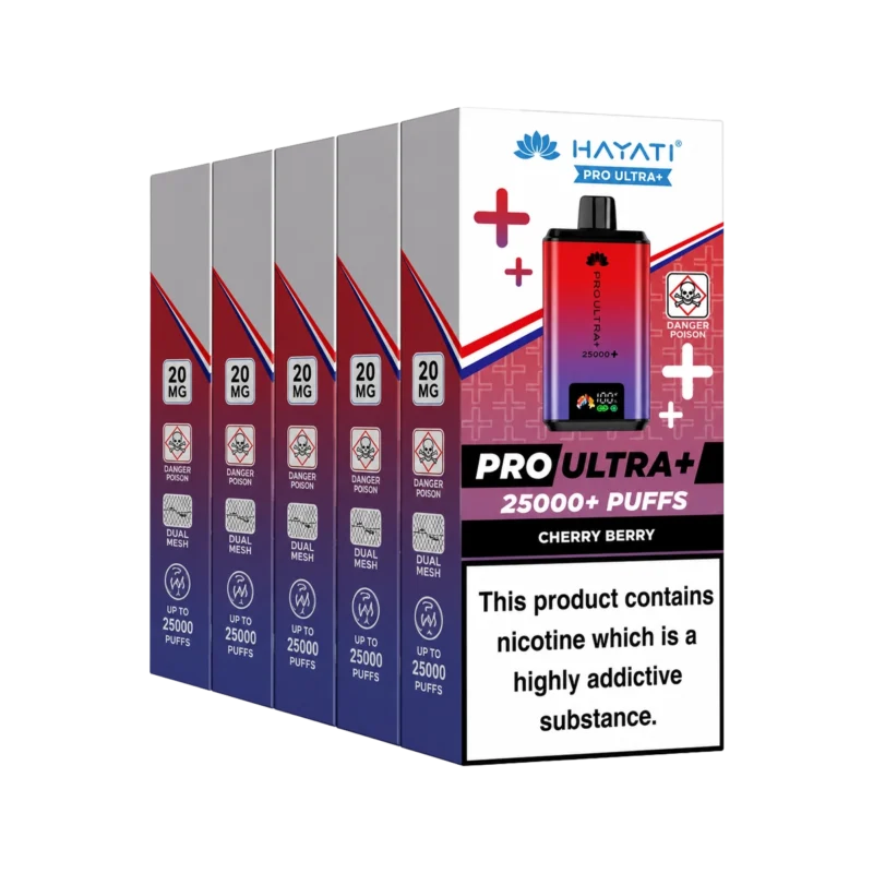 Hayati Pro Ultra Plus 25000 Prefilled Pod Kit Box of 5