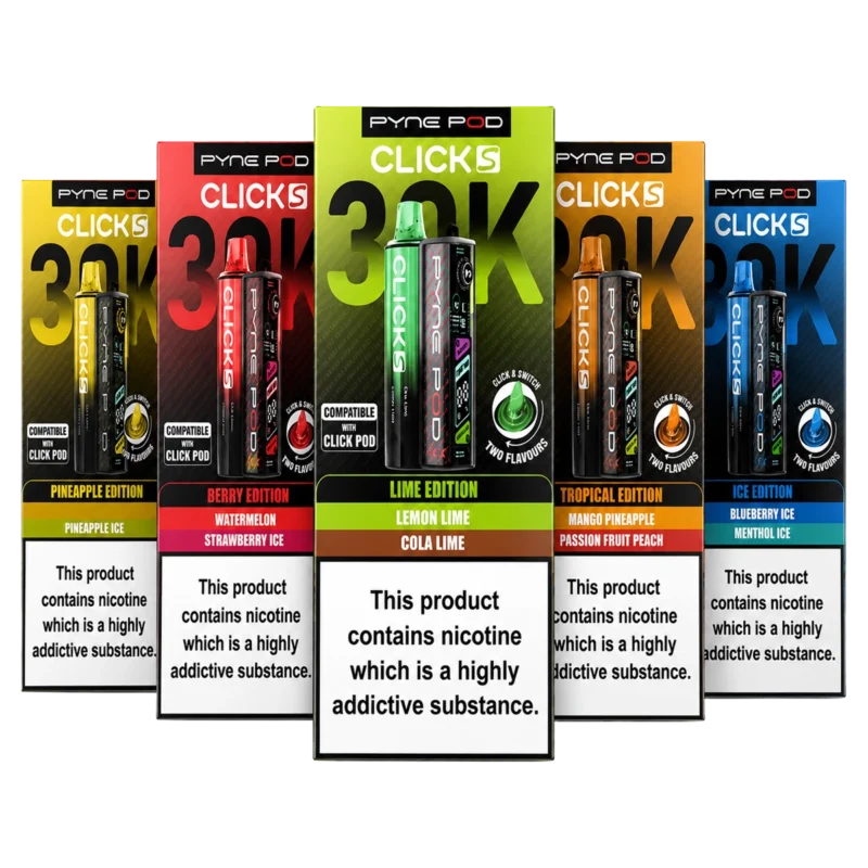 Pyne Pod Click S 30K Prefilled Pod Kit Box of 5 -2