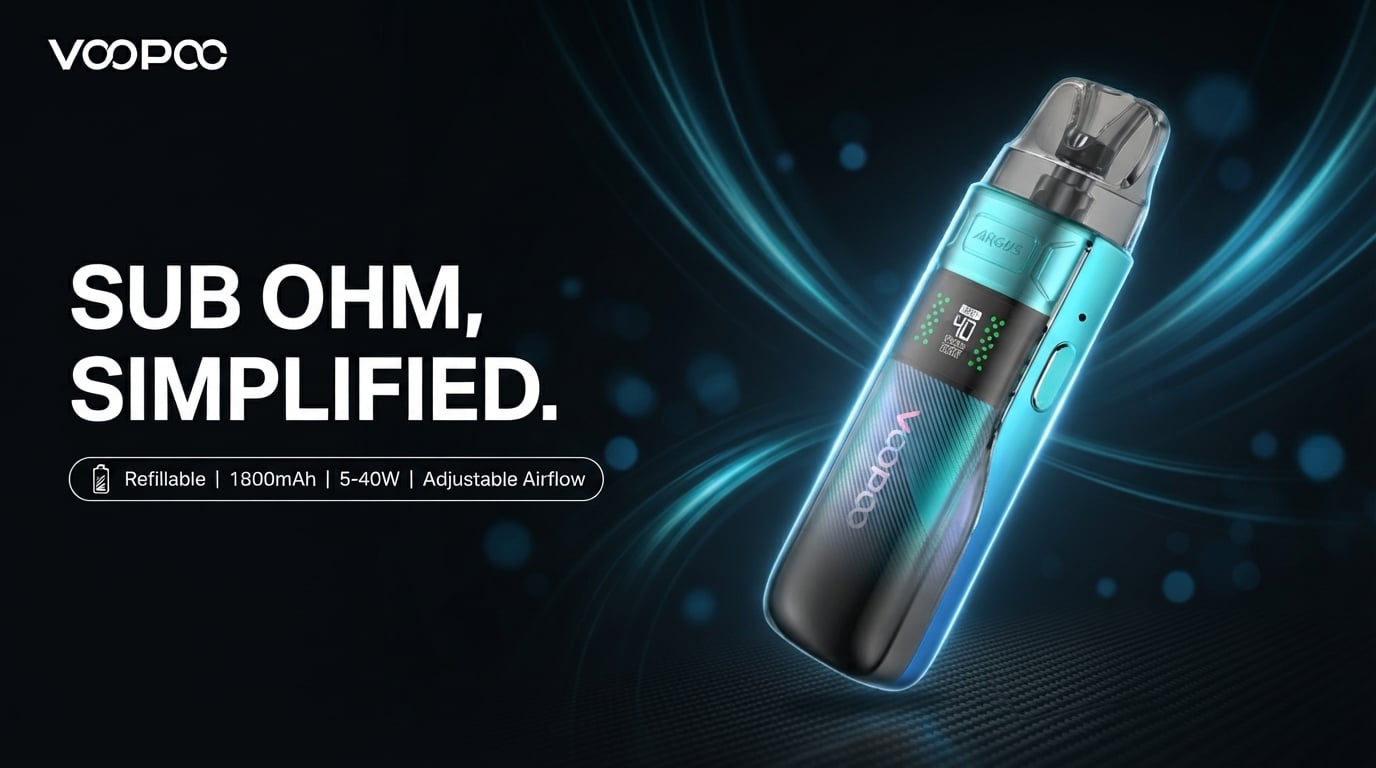 Voopoo Argus E40 sub ohm refillable pod kit