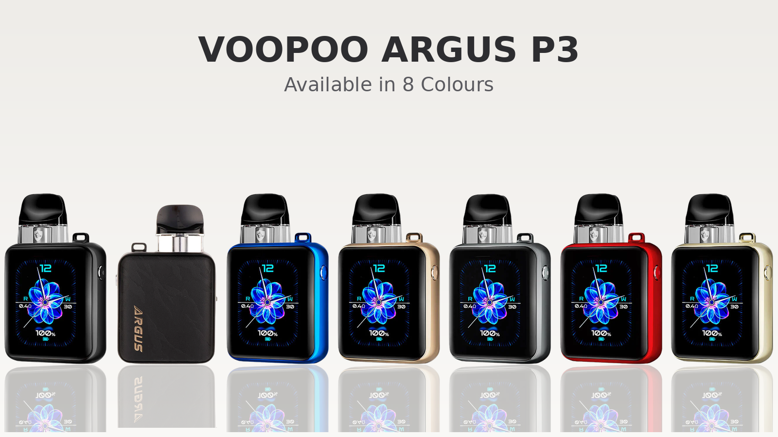Voopoo Argus P3 Pod Kit available in eight colours