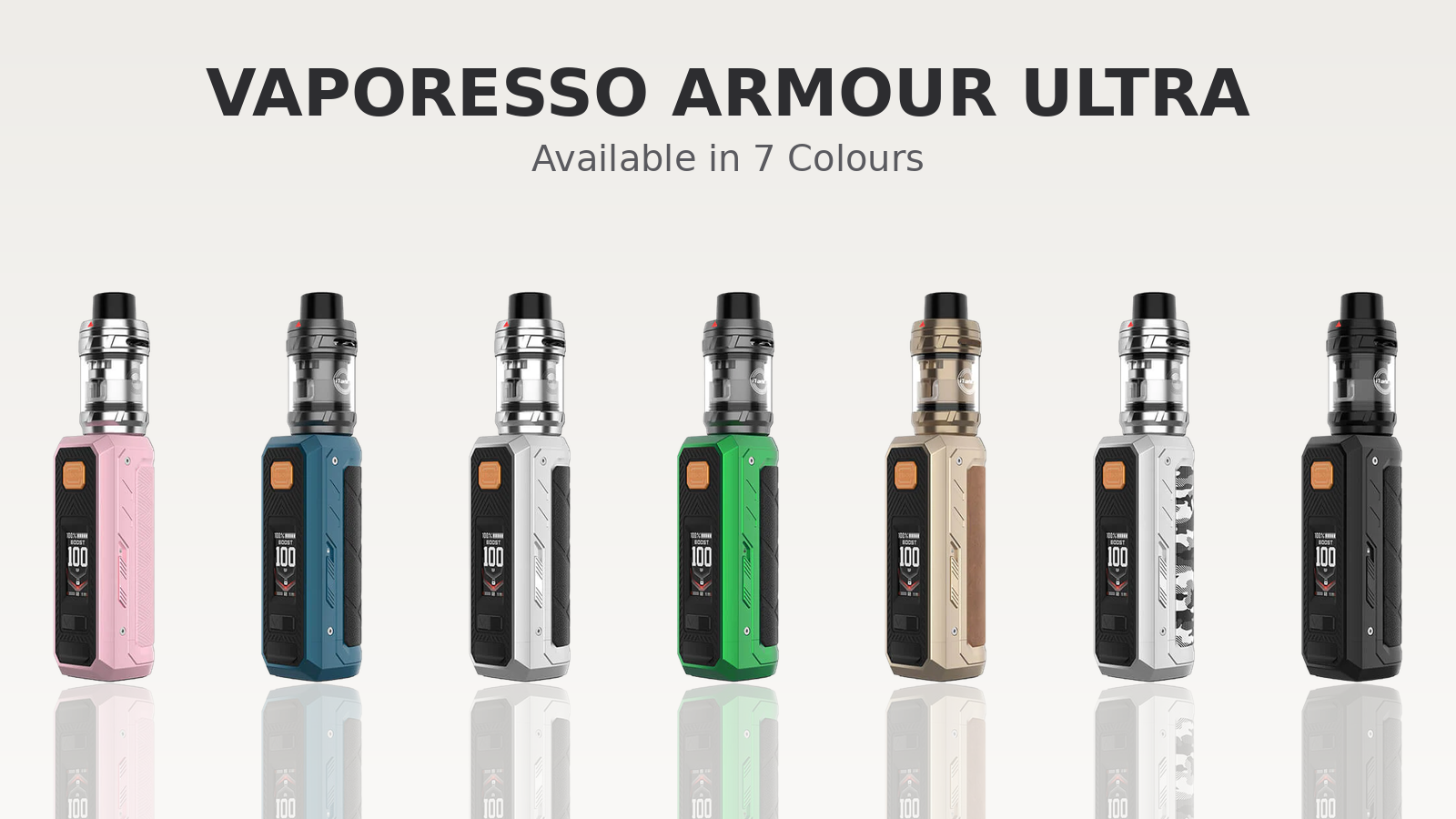 Vaporesso Armour Ultra Vape Kit available in 7 colours