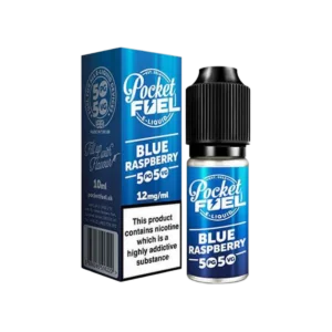 Blue Raspberry 50/50 E-Liquid by Pocket Fuel