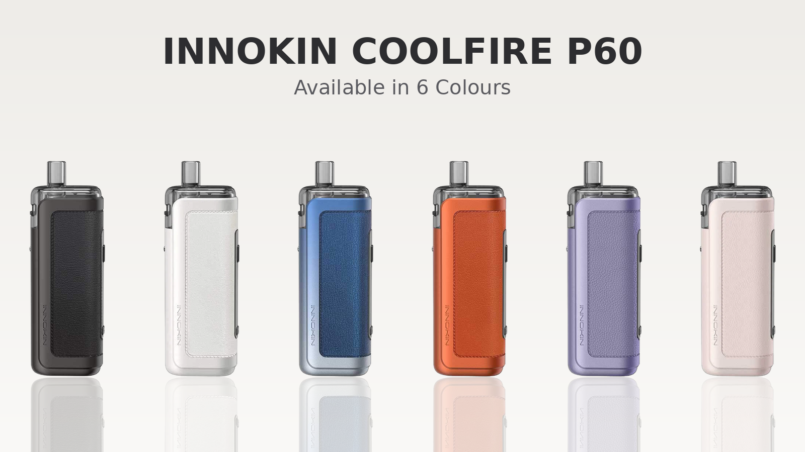 Innokin Coolfire P60 Pod Kit available in six colours