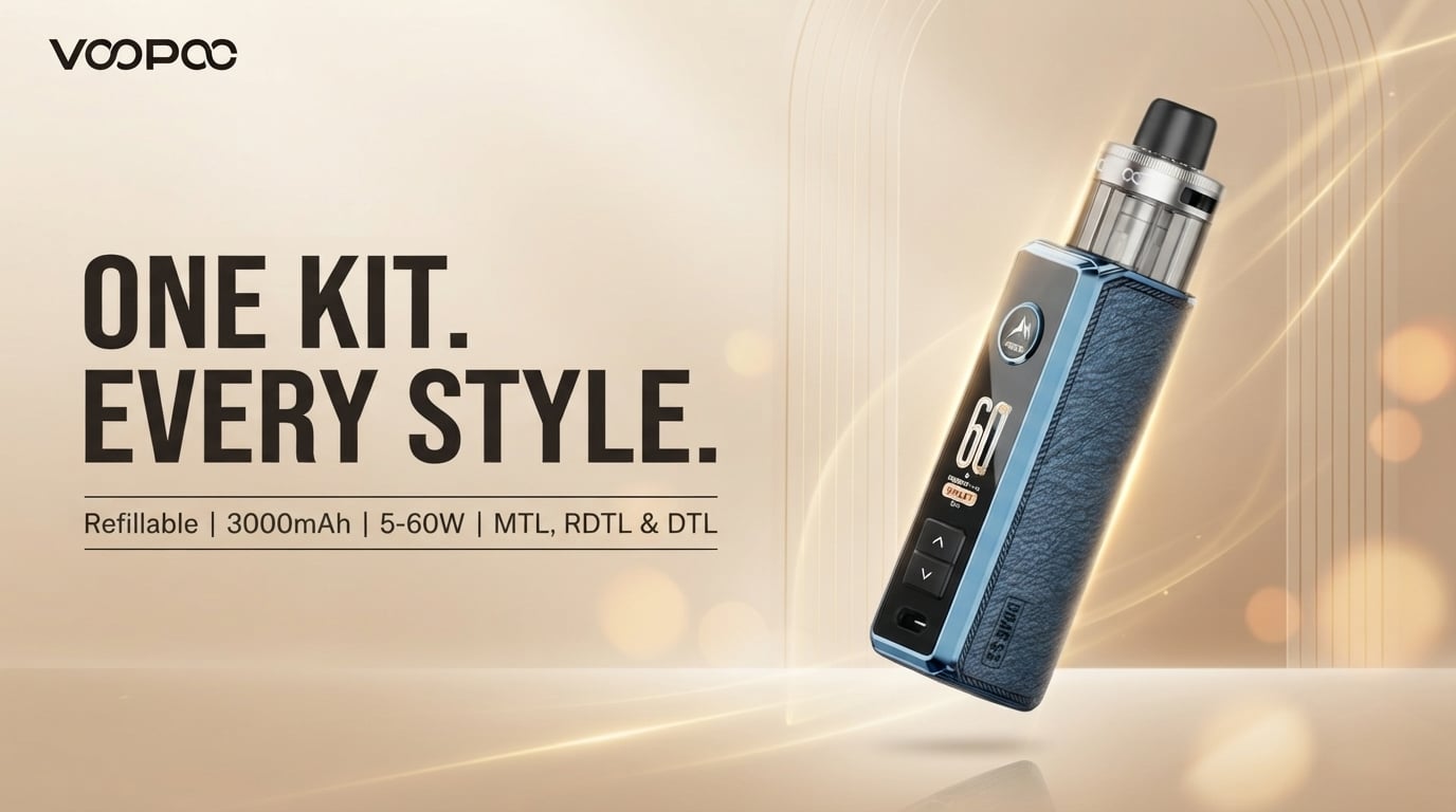 Voopoo Drag S3 refillable sub ohm pod kit