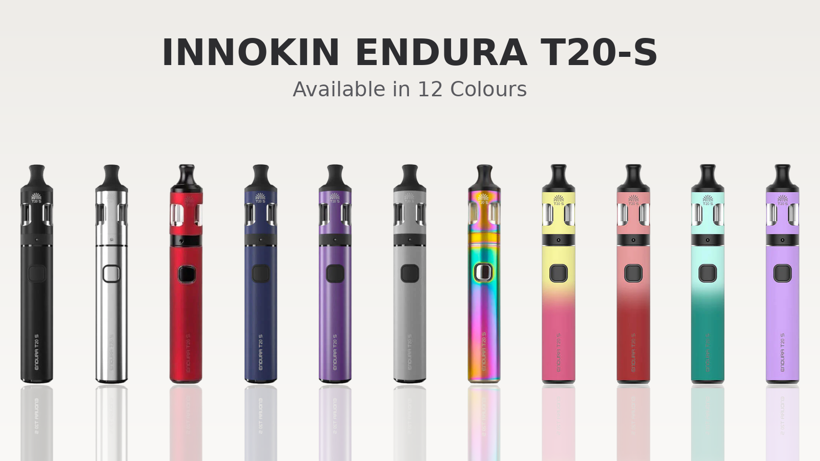 Innokin Endura T20-S vape kit available in twelve colours