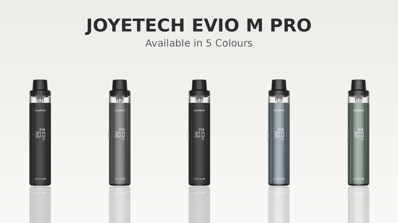 Joyetech Evio M Pro Pod Kit available in five colours