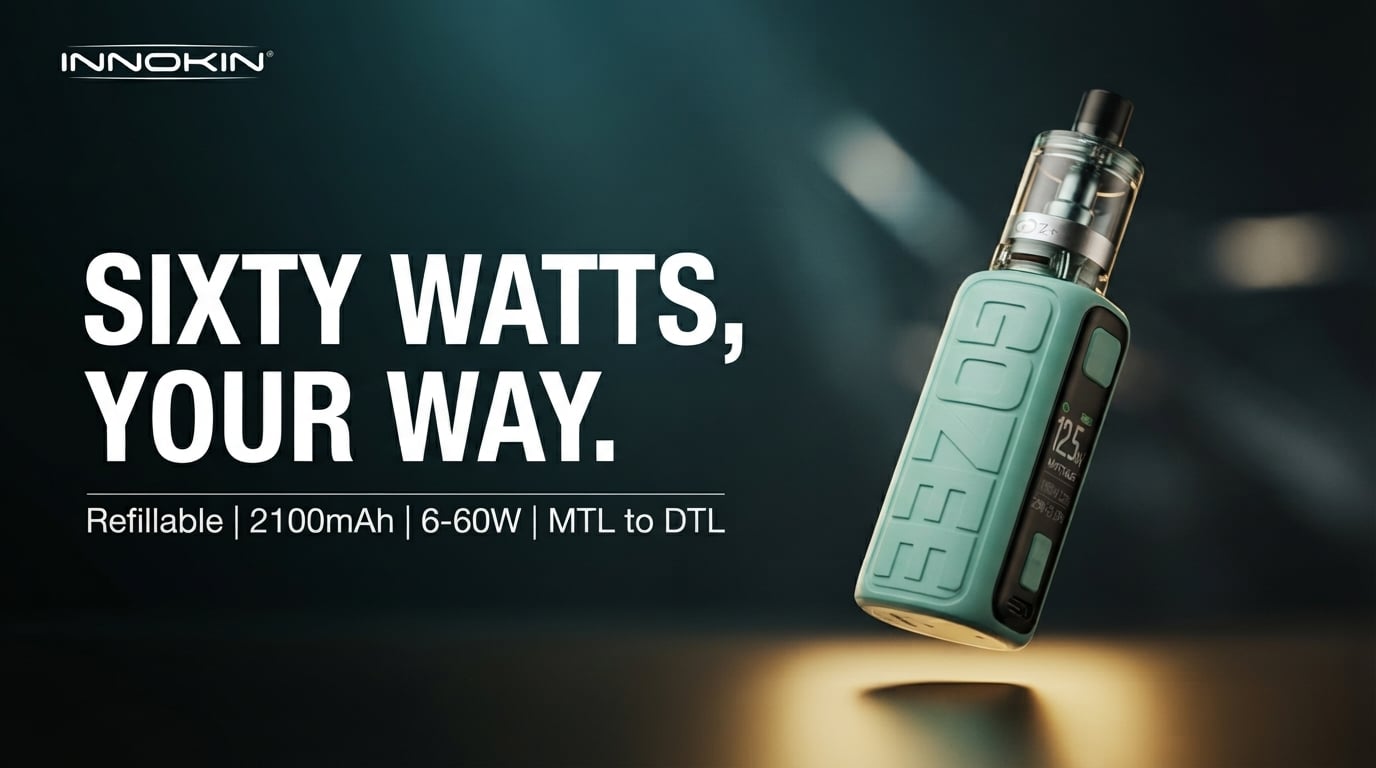 Innokin Gozee refillable vape kit with the Go Z tank